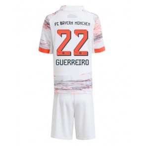 Lacne Dětský Futbalové dres Bayern Munich Raphael Guerreiro #22 2025-26 Krátky Rukáv - Preč (+ trenírky)